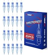 A-minusone 20PCS Mixed-pack Tattoo Needles #1203RL+05RL+07RL+09RL, 5Pcs of Each Standard #12 Roun...