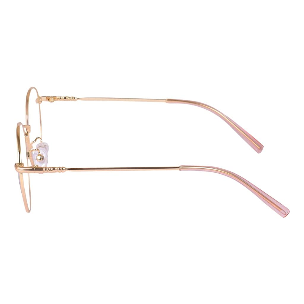 Roshfort Men Women Round Lightweight Spectacle Frame Eyeglasses UV Protection Anti Eye strain Computer Glasses Frame Size Small (Gold, B-3) - Image 5 thumbnail