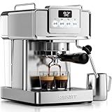 SUMSATY Espresso Machine 20 Bar, Stainless Steel Coffee...