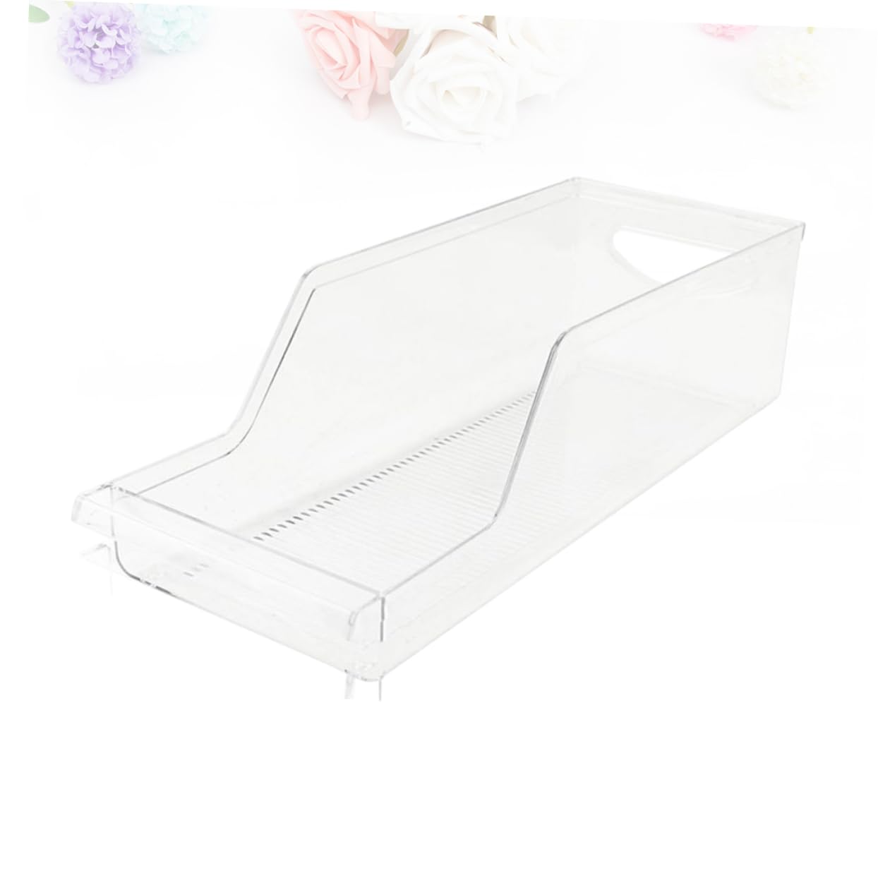 COLLBATH Beverage Can Dispenser Storage Box Clear Stackable Beverage Storage Rack for Refrigerator and Pantry Food-grade Material Organizes Neat and Space-saving