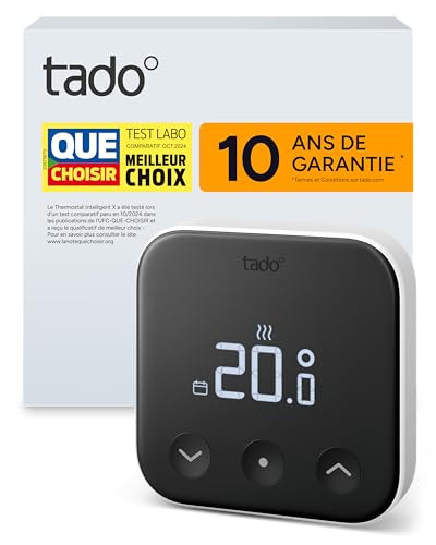 tado° Smart Thermostat X, produit supplémentaire comme thermostat câblé, gestion...
