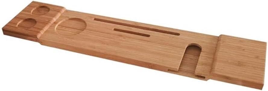 Multifunctional Bathtub Tray Caddy – Wood Spa Bath Shelf for Bathtub, Laptop Desk, Breakfast Tray & Tablet Holder