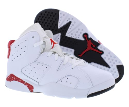 Little Kid's Jordan 6 Retro Red Oreo White/University Red-Black (DV3605 162)4