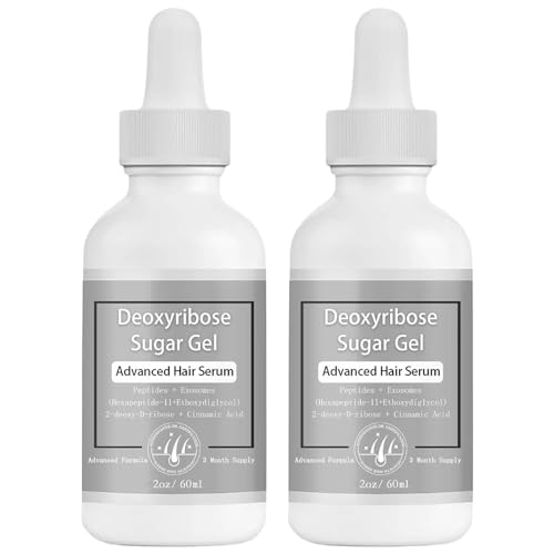 Deoxyribose Sugar Gel Hair Growth - Advanced Hair Formula, Deoxyribose Sugar Gel, Scalp Treatment | Reduces Hair Loss | Stronger Hair | Nourishes | 3 Month Supply (2)