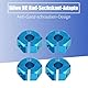 Tbest Radmitnehmer 12 Mm, Radnabenadapter Für Hsp 1/10 Scale Rc Car 1/10 Radmitnehmer Modellbau Spurverbreiterung(5Mm-Blau) Rc Radmitnehmer 12Mm