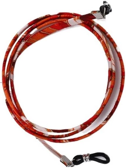 HOOENG Chains Glasses Lanyard for Women Sport Sunglass Retainer Holder Strap Elegant Eye Chain String Glasses Holder Chains (Color : Orange, Size : 1)