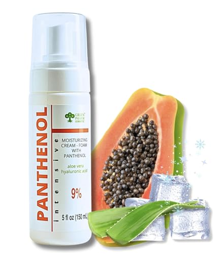 9% Panthenol pjena u spreju - Umiruje crvenilo, akne, opekline od sunca i regenerira kožu s B5, alojom i hijaluronskom kiselinom - Nakon lasera, faceliftinga, tetovaže i transplantacije kose, 150 ml