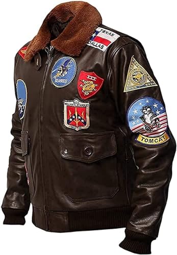 Navy G1 Jacket Tom Cruise Top Fighter Bomber Leather Jacket Aviator MA 1 Air Force Military Army4