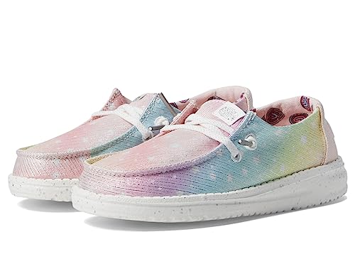 Image of HEYDUDE Toddler Wendy Sparkle | Toddler Loafers | Kids Slip on Shoes | Comfortable & Light-Weight