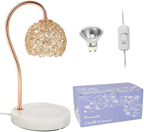 Flower Candle Warmer Lamp - Dimmable Electric Wax Melter With Timer, Scented Candle Warmer, Home Decor