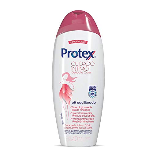Kit Sabonete Íntimo Líquido Protex Delicate Care 40ml C/ 12 un