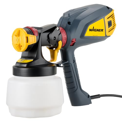 Image of Wagner 2476838 FLEXiO 1500 Handheld HVLP Paint Sprayer, Sprays Unthinned Latex, Includes iSpray Nozzle, Complete Adjustability for All Needs, Lightweight Design