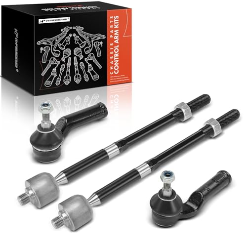 A-Premium Set of 4 Front Inner & Outer Tie Rod End Kits Compatible with Ford Focus 2012-2018 Escape 2013-2019 C-Max 2013-2018
