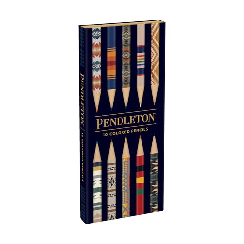 Lápices de colores Chronicle Books Pendleton miniatura 6
