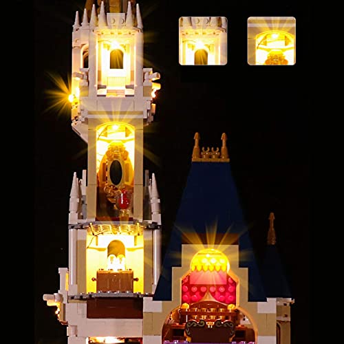 KCGNBQING LED-Beleuchtungsset für Lego Disney Castle - Kompatibel mit Lego 71040 Bausteinen Modell, Nicht Enthalten das… – Bild 5