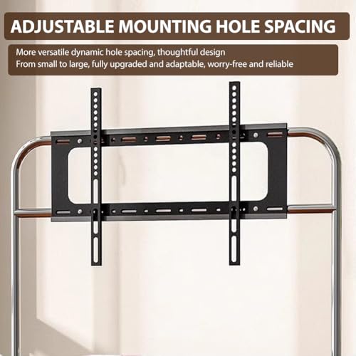 Carrito móvil para TV con ruedas, soporte ajustable para 43-75" miniatura 6