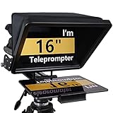 GONGYI G16 Large 16' Professional Teleprompter for iPad Pro 12.9' Beam Split Glass Metal Function No...