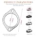 povtii 2 PCS Car Exhaust Gasket, 3.0