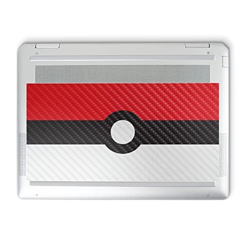 Image of MightySkins Carbon Fiber Skin Compatible with HP Spectre x360 14 inch (2022) Full Wrap Kit - Battle Ball | Protective, Durable Textured Carbon Fiber Finish | Easy to Apply | Made in The USA
