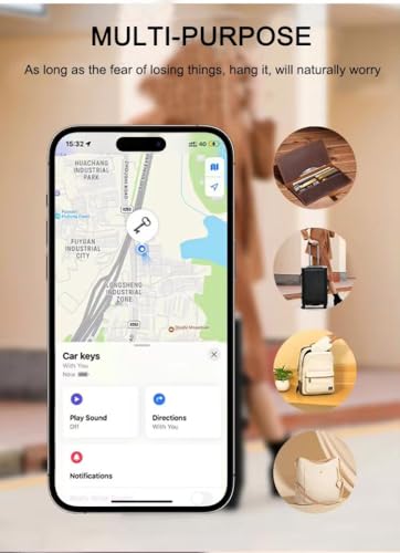Tarjeta de seguimiento ultrafina para cartera compatible con Buscar de Apple 5