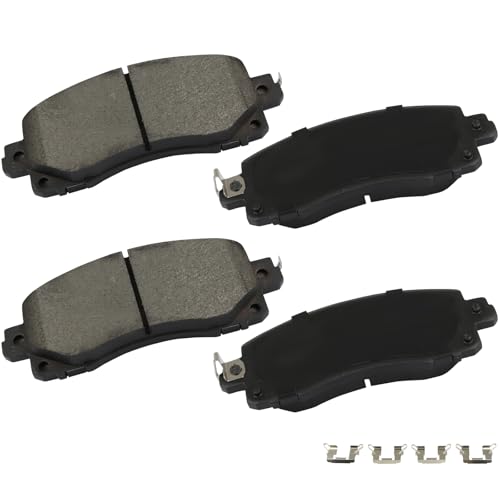 Image of cciyu D2045 Front Brake Pads Kit For Subaru Crosstrek 18-22,For Subaru Forester 2019-2022,For Subaru Impreza 2017-2022,For Subaru Legacy 2020-2022,For Subaru Outback 2020-2022,For Subaru WRX 2022