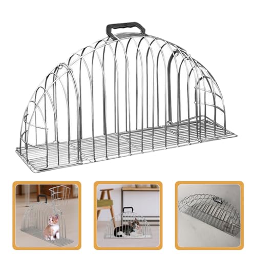 Sosoport Gaiola Banho Para Lavagem Gatos Gaiola Portátil Para Banho Gatos Gaiola Rede Metal Para Apa
