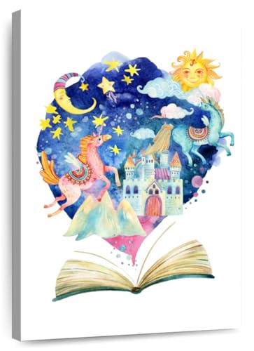 ElephantStock - Fairy Tale Book World Wall Art - Vertical