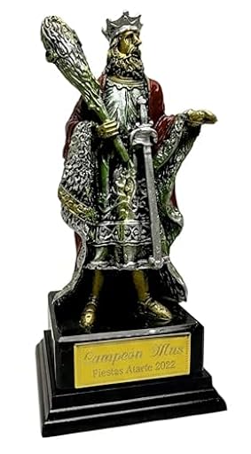 Trofeo para Cartas GRABADOS mus, tute, brisca, subastado... PERSONALIZADO rey de bastos | Ya disponible en tu tienda friki favorita! En mundofriki.es!