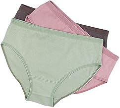 مجموعة من 3 ملابس داخلية سادة قطن ميلك