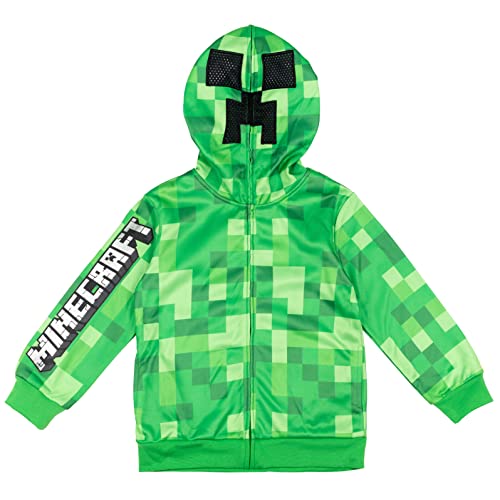Minecraft Fleece Zip Up Hoodie Toddler to Big Kid Sizes (4-18-20)