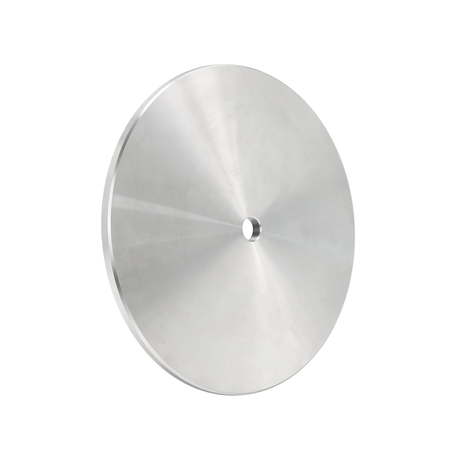 TIANMEIYI 6" Aluminum Master Lap, 1/4" (7mm) Thick, 1/2" Arbor Backing Plate for Diamond Flat Laps, Grinding Pads & Abrasive Wheels, Precision Ground