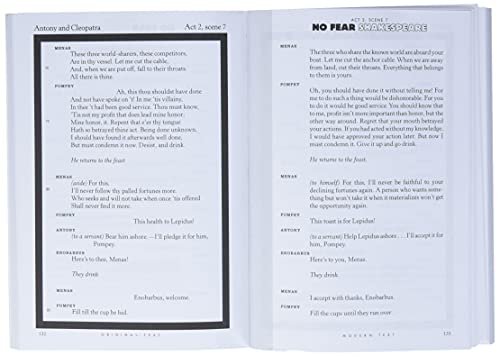 Antony & Cleopatra: No Fear Shakespeare Side-by-Side Plain English
