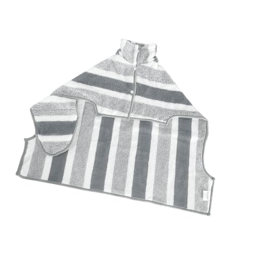 Corals Fleece Pet Bathrobe with Strong Absorption Fast Drying Soft Fabric Post Shower for Dog Cats After Bath Comfortable Robe