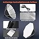 FGen Softbox Fotostudio Set,50cm Oktagonale Soft Box mit 85W 2700-6400K einstellbaren LED Lampen,150cm Verstellbarer Lichtständer für YouTube, Tiktok Videoaufnahmen,Game-Streaming(1PACK)
