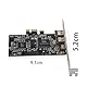 Gorise 2,5 Gbit/s PCI-E PCI Express FireWire 1394a IEEE 1394-Controllerkarte mit FireWire-Kabel, 800 Mbit/s Desktop-HD-Bildaufnahmekarte für Video- und Audioübertragung