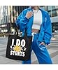 Hippowarehouse I do my own stunts Tote Shopping Gym Beach Bag 42cm x38cm, 10 litres #3