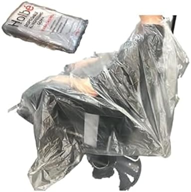 120x140cm 50 pcs Disposable Thick XL Gown/Apron/Large Cape for Hairdressers, Barbers & Salons for haircut, dyeing, coloring and shampooing