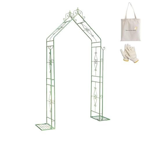 鉄製 アイアンハーフアーチ バラアーチ ガーデンアーチ、薔薇アーチ 、ガーデン パーゴラ 植物サポート ガーデニング ガーデンアーチ アイアン フラワーアーチ クライミングプラント用 幅150cm インストールパッケージを送る