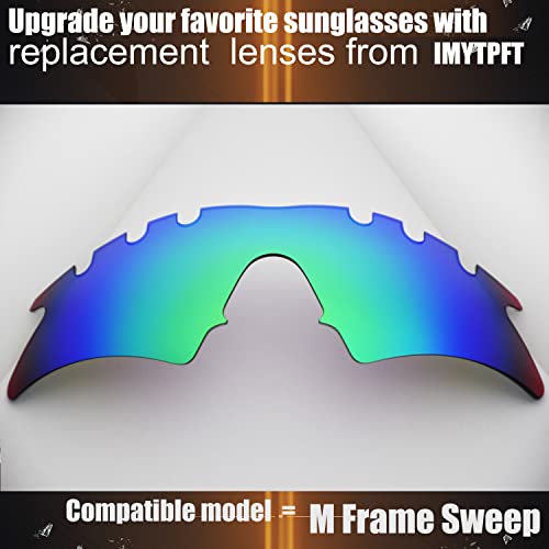 Objectifs M Frame Sweep ventilé bleu vert pour lunettes Oakley de taille unique