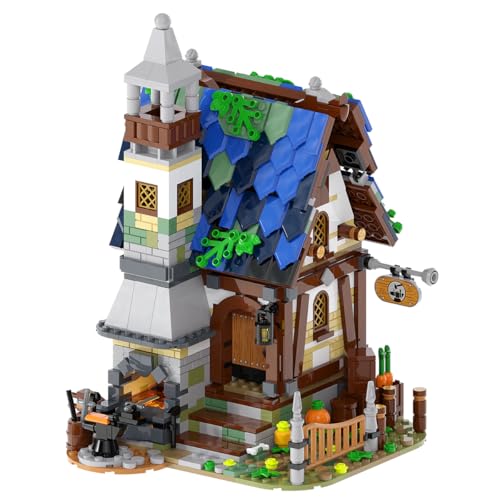 Architecture The Medieval Times Roman Blacksmith Shop Building Blocks Set(1025PCS)- Architectural Model Toys Gifts for Kid and Adult