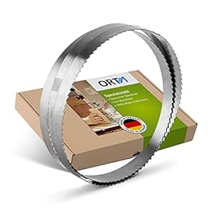 ORTMA 3 Stück Bandsägeblatt 1400mm Holz