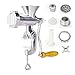 Maszynka do mielenia mięsa Stopu aluminium Ręka prowadziło młynek do mięsa, zacisk stołowy Kuchnia Home Tool (Size : NO PARTS)