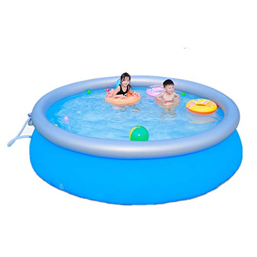 lucky coco Swimming Inflatable Pool Paddling Pools Hot Tub Household Bath Inflatable Bathtub, Children Thicken Oversized Folding Family Adult