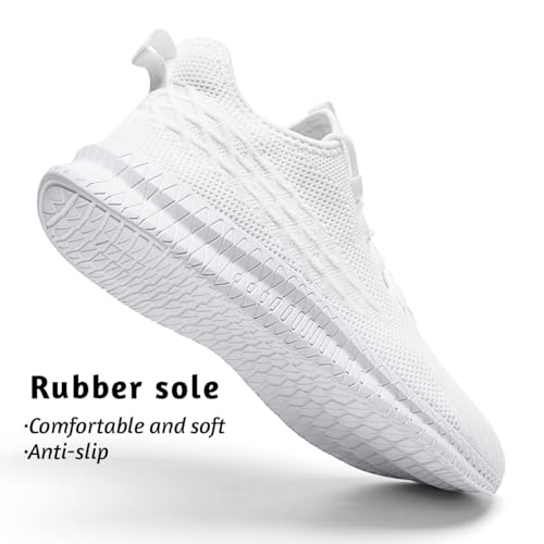 Image of DLWKIPV Running Shoes for Men Casual Slip on Tennis Walking Sneakers Lightweight Breathable Mesh Fashion Gym Athletic Sports Workout Non Slip Trainers