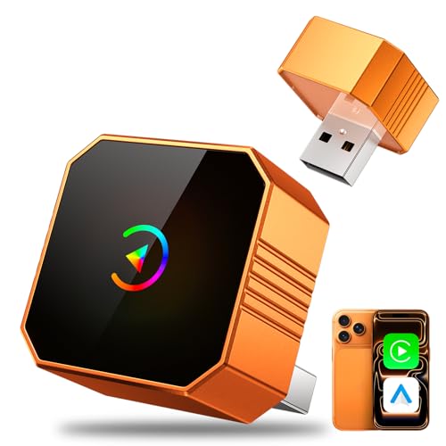 Image of 2026 Upgraded Wireless CarPlay Adapter for iPhone&Android, Car Play Mini Wired to Wireless Adapter for CarPlay &Android Auto 2 in 1 Plug and Play Stable Connection