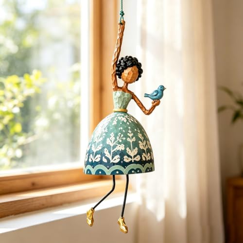 Whimsical Dancing Lady Hanging Ornament, Window Hanging Ornament (D#)