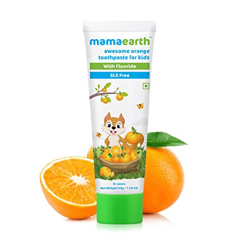 Image of Mamaearth Gentle Cleansing Natural Baby Shampoo (400 Ml) And Mamaearth Natural Toothpaste, Orange Flavour, Sls Free, With 750 Ppm Fluoride, 4+ Years, Plant Based