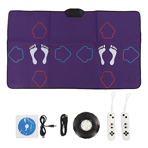 Jogos de tapetes de dança para TV, tapetes de dança eletrônicos musicais sem fio HD à prova d'água