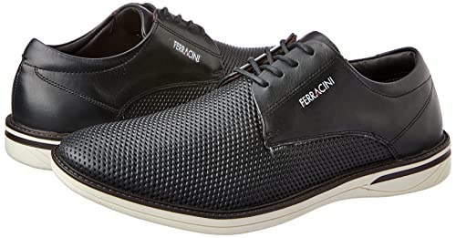 Sapato Oxford Ferracini Monterrey Masculino, Gold Plus Preto, 41