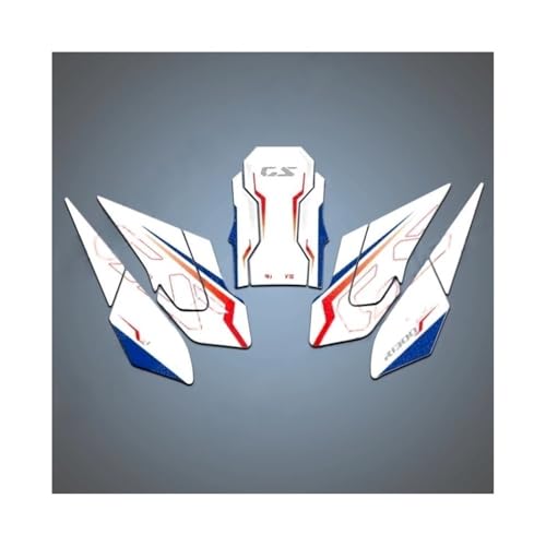 Autocollant Réservoir Gaz Moto pour BMW R1300GS - Protection Résistante Noir Antidérapant